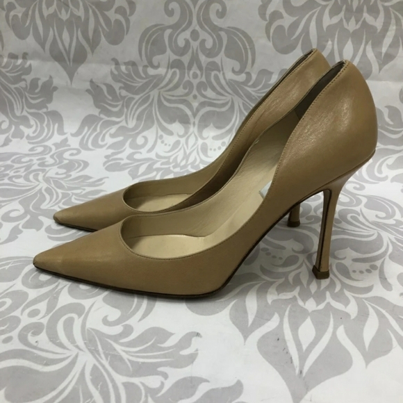 Jimmy Choo Beige Heels 11.5 / 41.5 - Picture 1 of 8